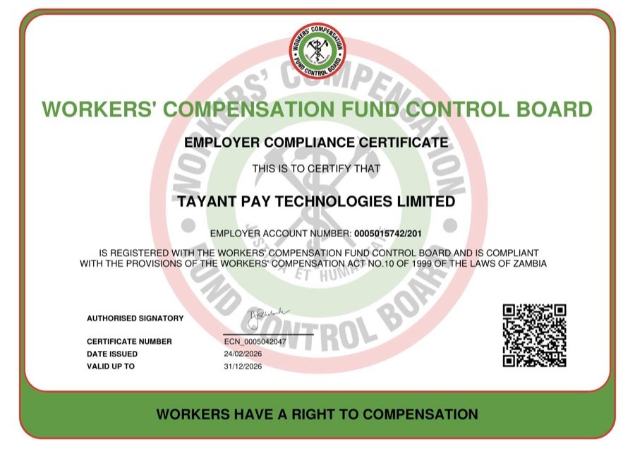 Workers' Compensation Employer Compliance Certificate