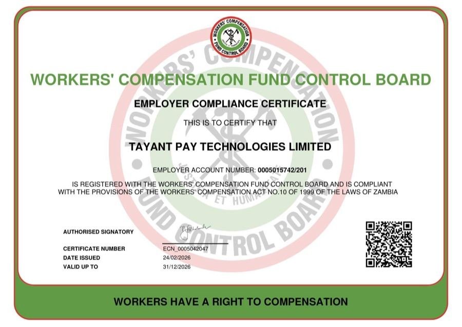 Workers' Compensation Employer Compliance Certificate