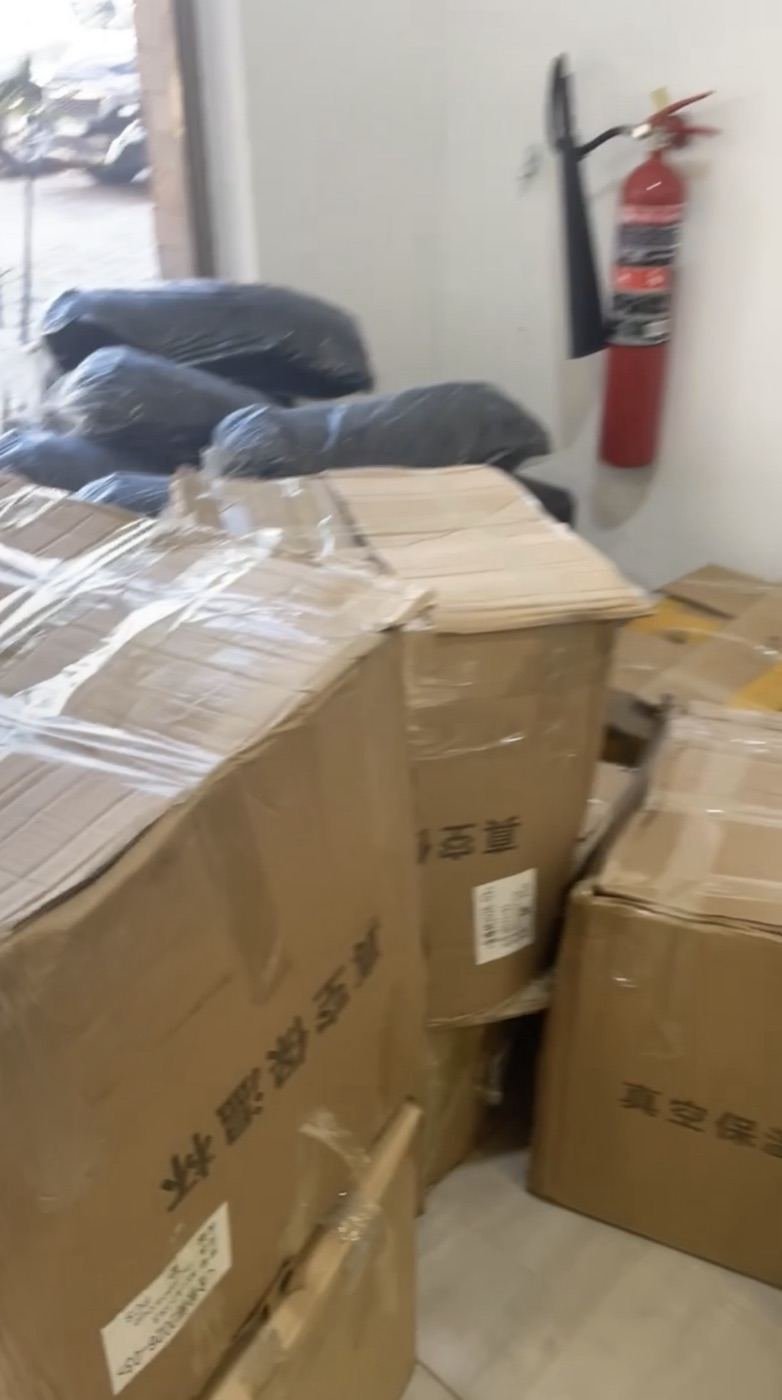 Warehousing of bulk stock awaiting distribution