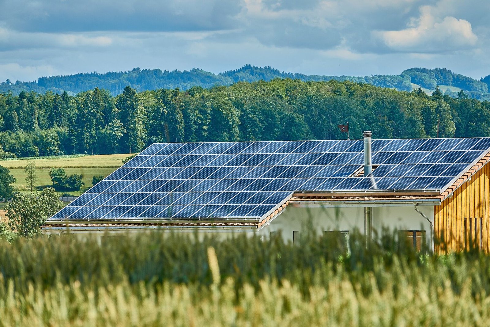 Ground-mounted solar photovoltaic array